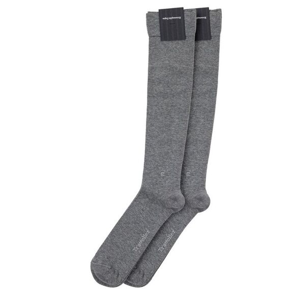ZEGNA Gray Cotton Men's Socks